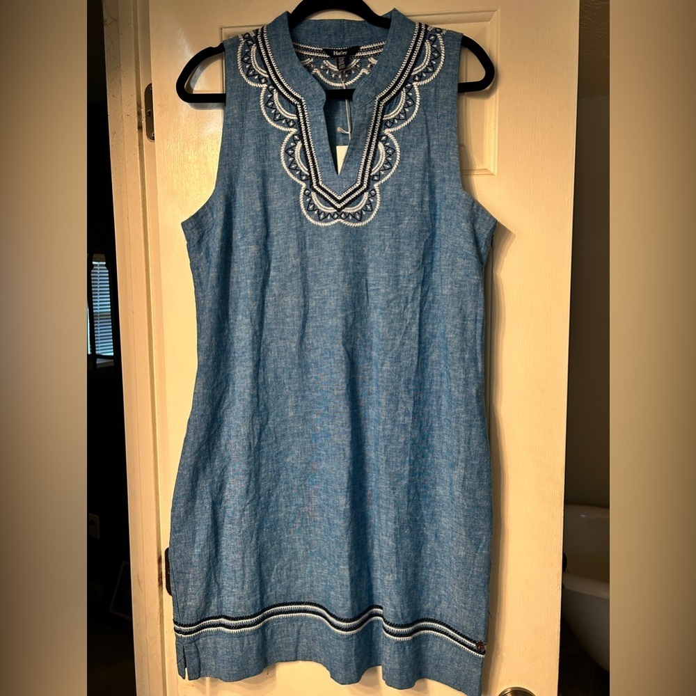 NWT Hatley Marin Shift Dress - Chambray Large - Picture 7 of 11